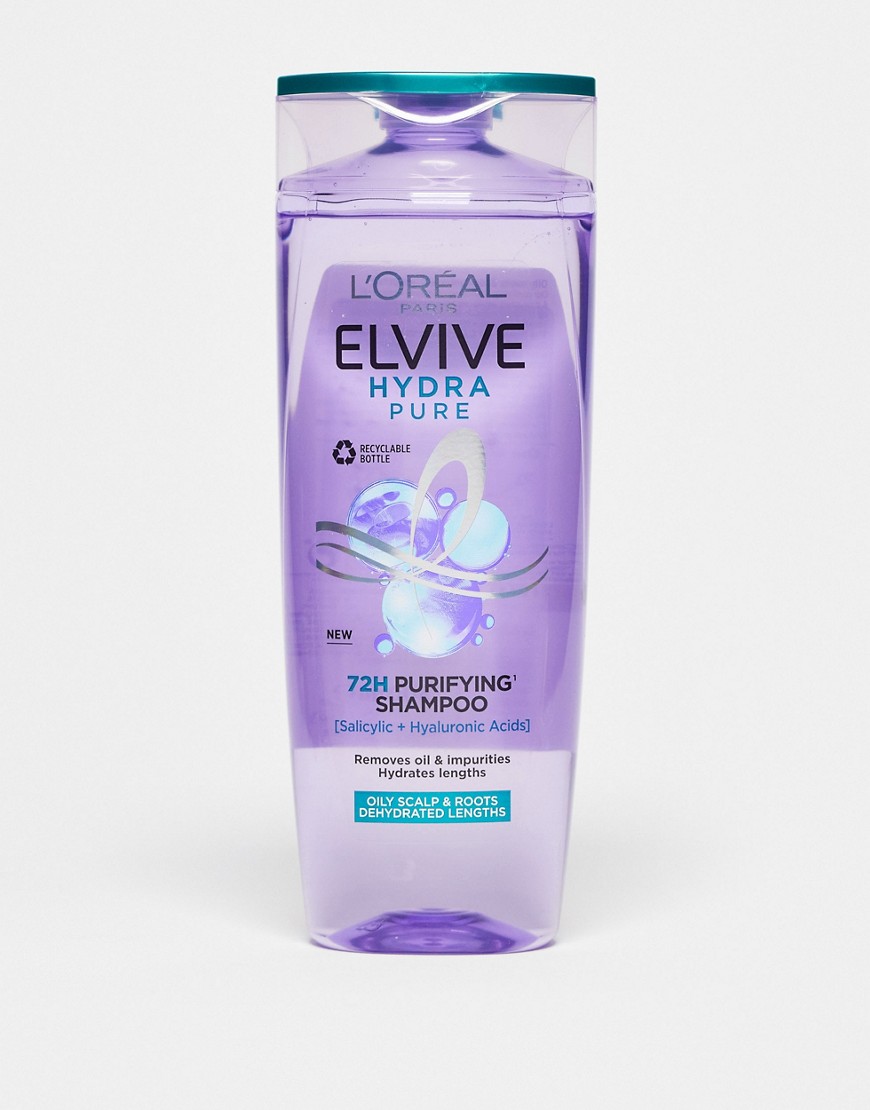 L'Oreal Paris Elvive Hydra Pure 72h Purifying Shampoo 500ml-No colour