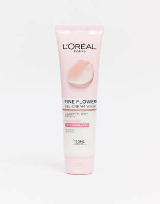 L'Oreal Paris - Fine Flowers - Reinigungscreme mit Rosen- und Jasminextrakt-Keine Farbe