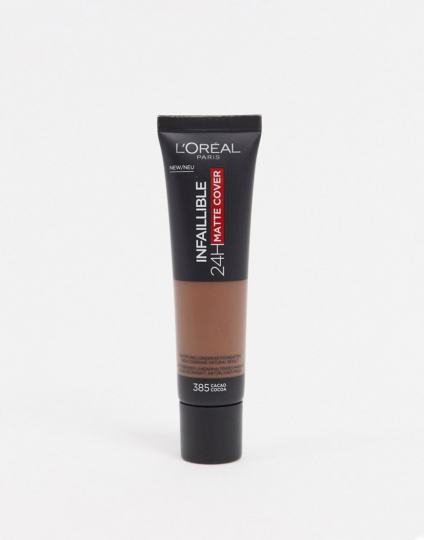 L’Oreal Paris Infallible 24hr Matte Cover Foundation with SPF 18-Brown