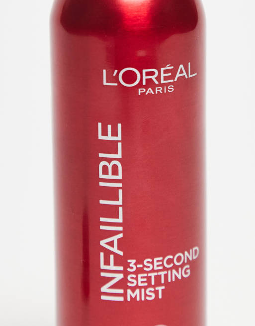 L'Oreal Paris Infallible 3-Second Makeup Setting Spray Mist 150ml XL, 3 of 4
