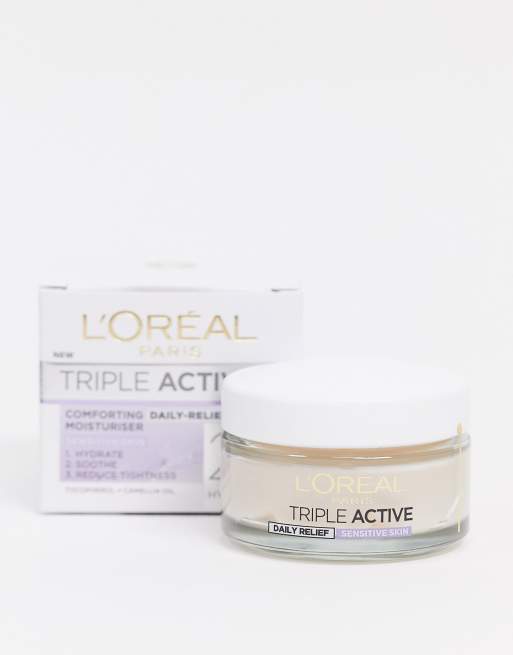 L'Oreal Paris – Krem nawilżający Triple Active przywracający komfort skórze