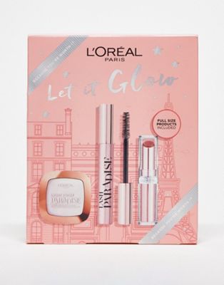 L'Oreal Paris Let It Glow Trio Gift Set (Save 9%)