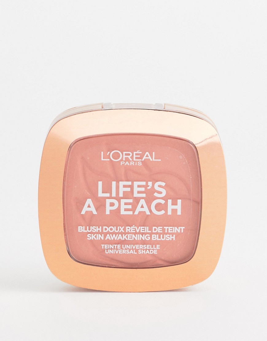 LOreal Paris Life's a Peach Blush Powder-Pink