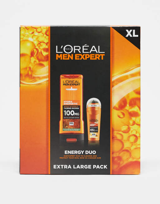 L'Oréal Paris Men Expert - Energy Duo XL Gift Set For Him - Gavesæt med hudplejeprodukter