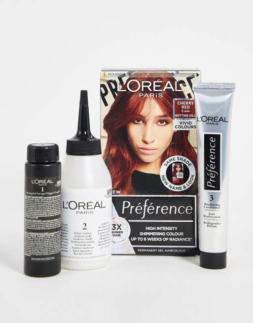 L'Oreal Paris Preference Vivids Permanent Gel Hair Dye in Cherry Red 5.