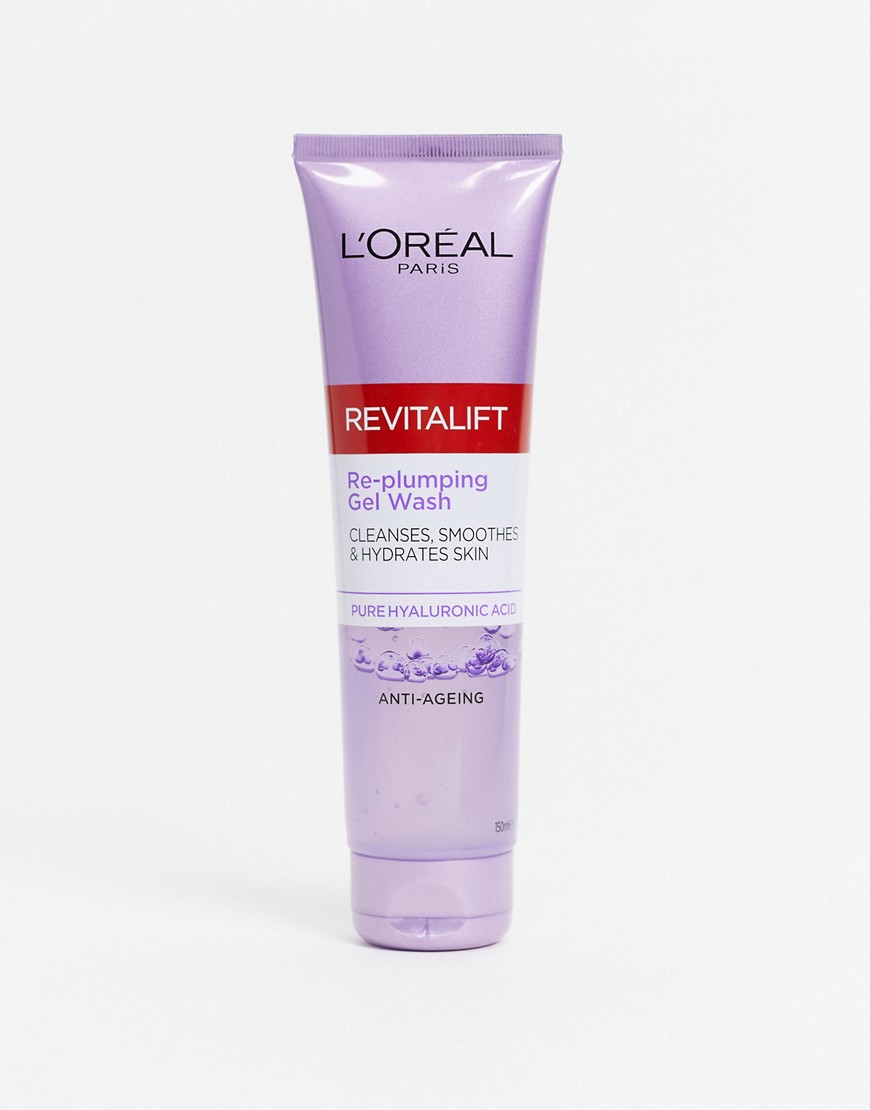 L'Oreal Paris - Revitalift Filler Hyaluronic Acid - Gel Cleanser 150 ml-Geen kleur