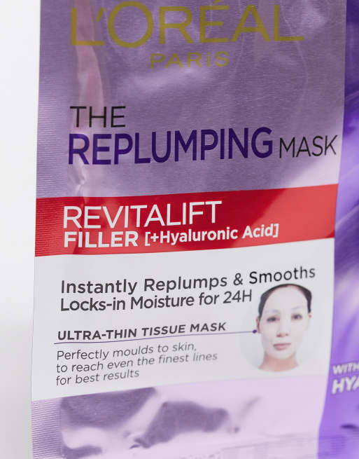 L'Oreal Paris Revitalift Filler Replumping Tissue Mask, 3 of 4