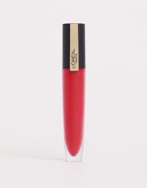 L'Oreal Paris Rouge Signature Matte Liquid Lipstick 114 I Represent | ASOS