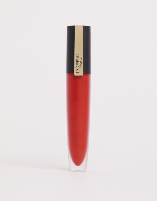 Loreal Paris Rouge Signature Matte Liquid Lipstick 115 I Am Worth It Asos