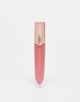 L'Oreal Paris - Rouge Signature - Transparenter Lipgloss für vollere Lippen - 404 Assert-Lila