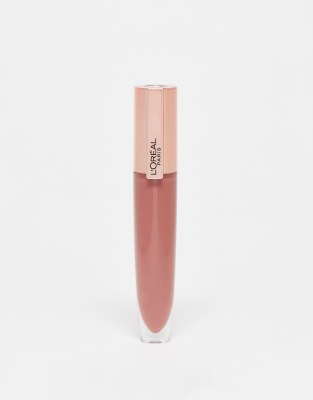 L'Oreal Paris - Rouge Signature - Transparentes Lipgloss für vollere Lippen - 414 Escalate-Neutral