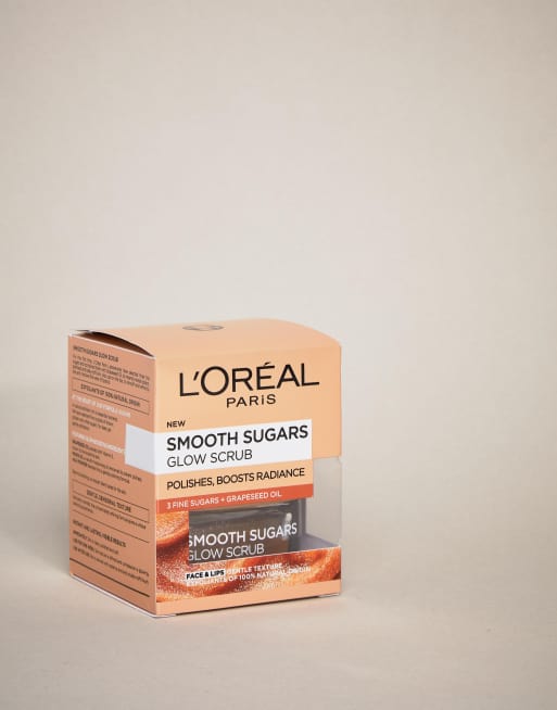 L'Oreal Paris – Smooth Sugar Glow – Gesichts- und Lippenpeeling mit Traubenkernöl, 50 ml, 3 von 4
