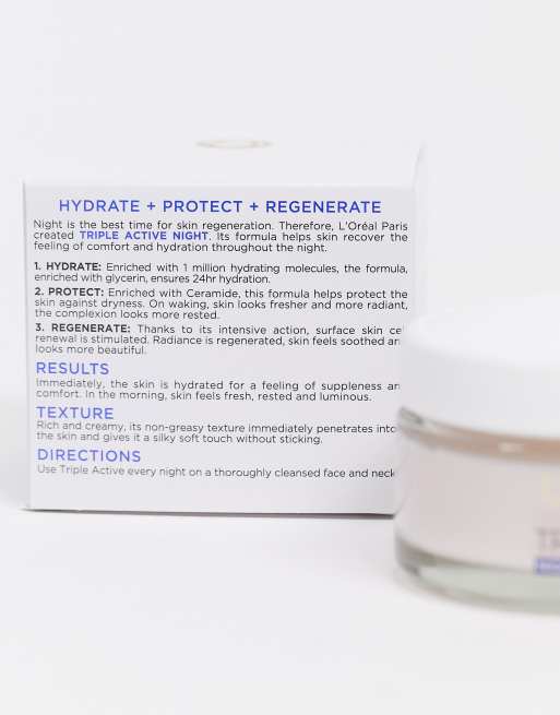 L'Oreal Paris - Triple Active - 24H Comforting - nachtcrème, 2 van 4