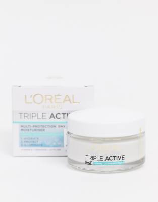 L'Oreal Paris - Triple Active Day 24H Feuchtigkeitscreme-Keine Farbe