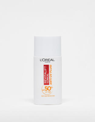 L'Oreal - Revitalift Clinical Vitamin C SPF 50+ Daily Anti-UV Fluid - Sonnenschutz-Keine Farbe