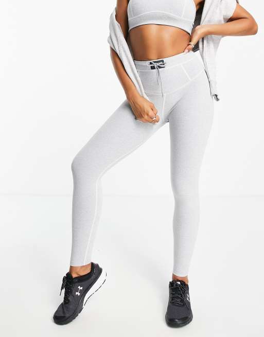 Lorna Jane core stability leggings in grey marle, 2 of 4