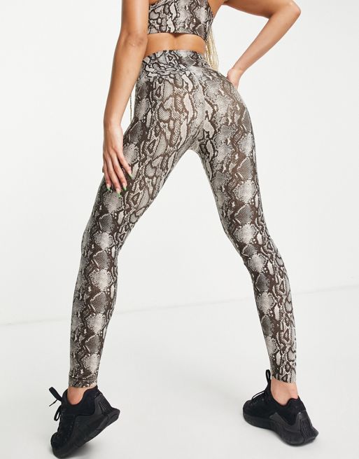 Lorna Jane, Pants & Jumpsuits, Lorna Jane Snake Print Viper Full Length  Leggings Size Xs