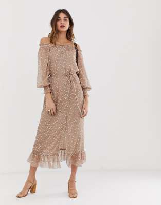 lost ink bardot dress