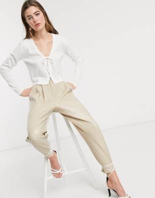 asos tie front cardigan