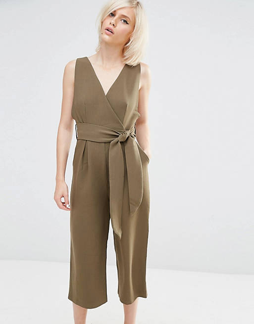 Lost Ink Jumpsuit With Awkward Leg Length | ASOS