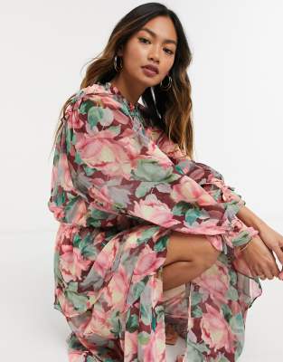 Lost ink maxi dress clearance