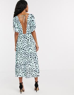 midi dalmatian dress