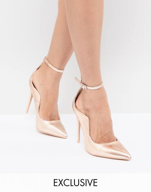 Lost ink hot sale rose gold heels