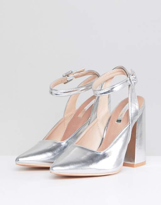 Lost ink hot sale silver heels