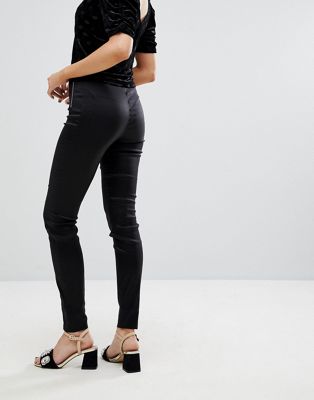 satin skinny trousers