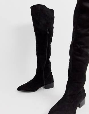 lost ink over the knee boots