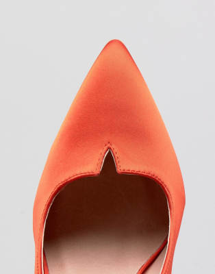 orange wide fit shoes