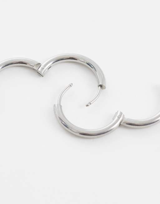 Lost Souls 15mm infinity hoops in stainless steel, 4 of 4