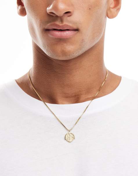 Lost Souls - 18 kt vergulde ketting met munthangertje - view 1