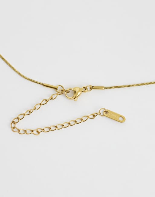 Lost Souls – 18k guldpläterat halsband med avlångt hänge, 3 av 4