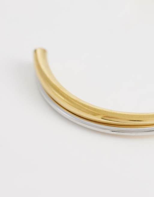 Lost Souls – 18k guldpläterat manschettarmband i rostfritt stål, 3 av 3