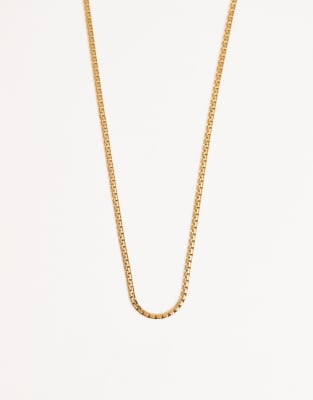 Lost Souls 2.5mm Herringbone Chain Necklace In Gold