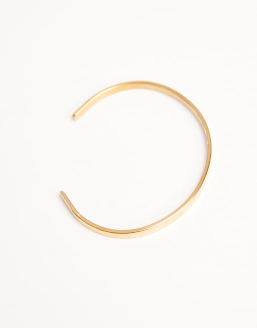 Lost Souls 2mm cuff bracelet in 18k gold plated, 2 of 3