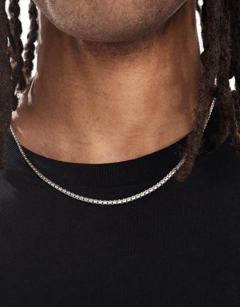 Lost Souls 3mm Snake chain necklace in stainless steel - view 1
