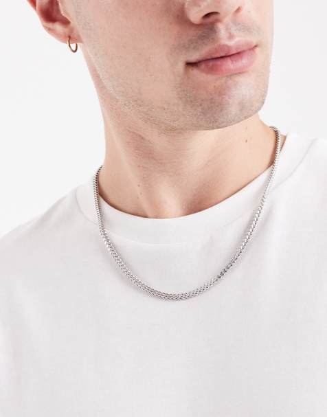 Lost Souls 3mm square cable chain necklace in stainless steel - view 1