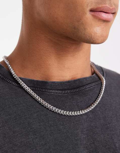 Lost Souls 5mm box cable chain necklace in stainless steel - view 1