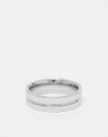[LOST SOULS] Lost Souls 6mm double effect ring in stainless steel-Silver S-M SILVER