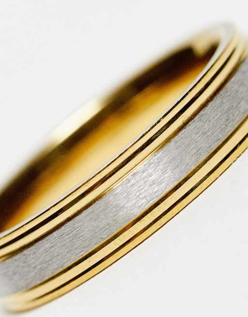 Lost Souls - Anello a fascia in acciaio inossidabile con design misto , 3 di 4