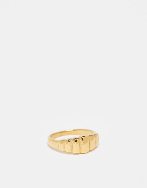 Lost Souls - Bague en acier inoxydable à dômes multiples - Doré