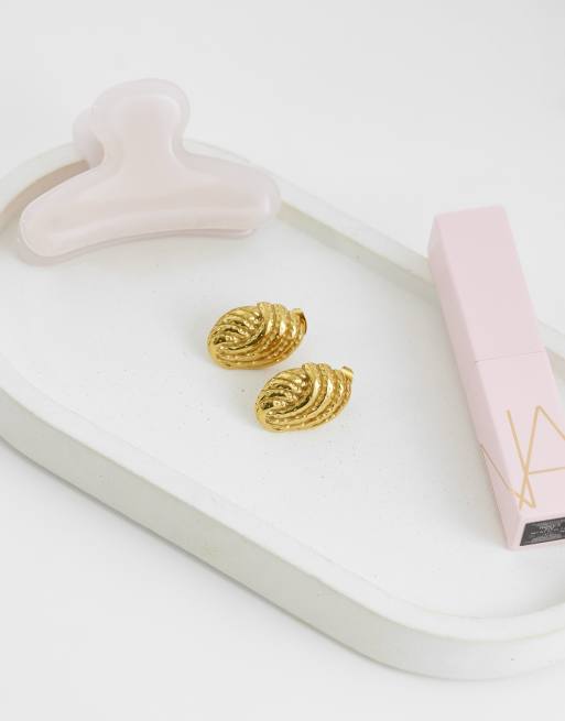 Lost Souls - Boucles d'oreilles d'inspiration vintage en plaqué or 18 carats, 2 de 4