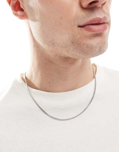 Lost Souls box chain necklace in stainless steel - view 1