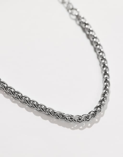 Lost Souls - Bracelet chaîne à maillons épi en acier inoxydable, 3 de 3