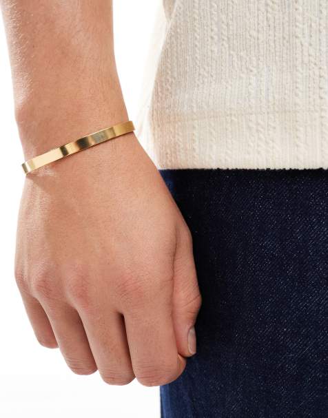 Lost Souls - Brede armband van 6mm verguld met 18k goud - view 1