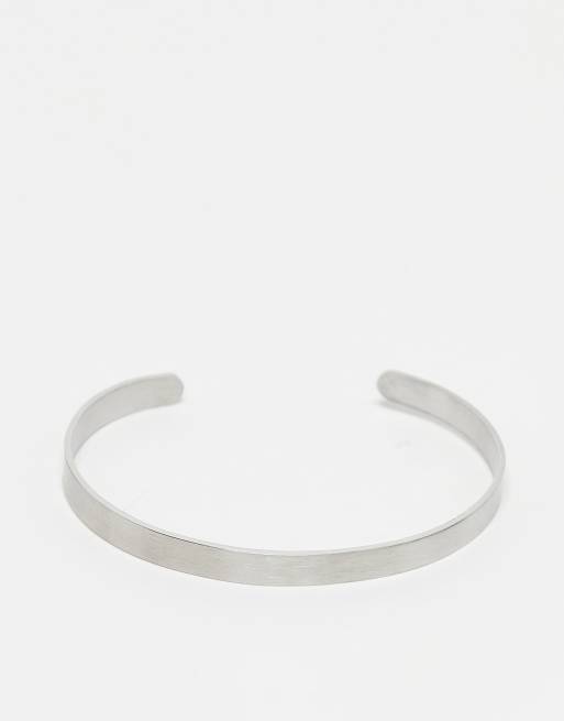 Lost Souls - Brede armband van roestvrij staal in zilverkleur
