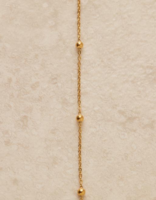 Lost Souls chain lariat necklace in 18K gold plated, 2 of 3