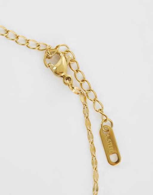 Lost Souls cherry  charm anklet in 18k gold plated stainless steel, 3 of 3